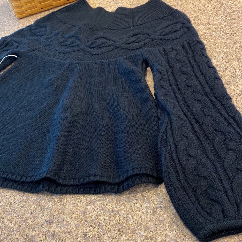 Moda International By Victoria Secret Medium Black Wool Blend Sweater - Picture 12 of 14